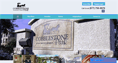 Desktop Screenshot of apartmentsatcobblestone.com